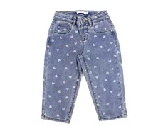 Name It medium blue denim hearts mom shaped jeans